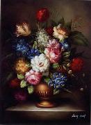 unknow artist Floral, beautiful classical still life of flowers.060 USA oil painting reproduction